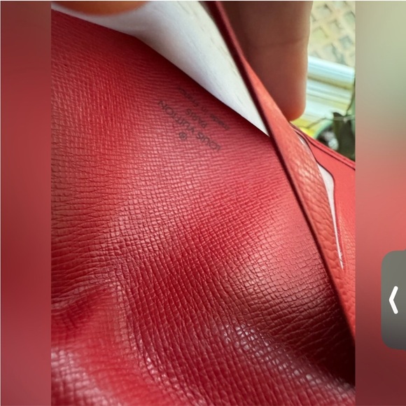 Louis Vuitton Red Epi Leather Card Holder - Picture 3 of 5